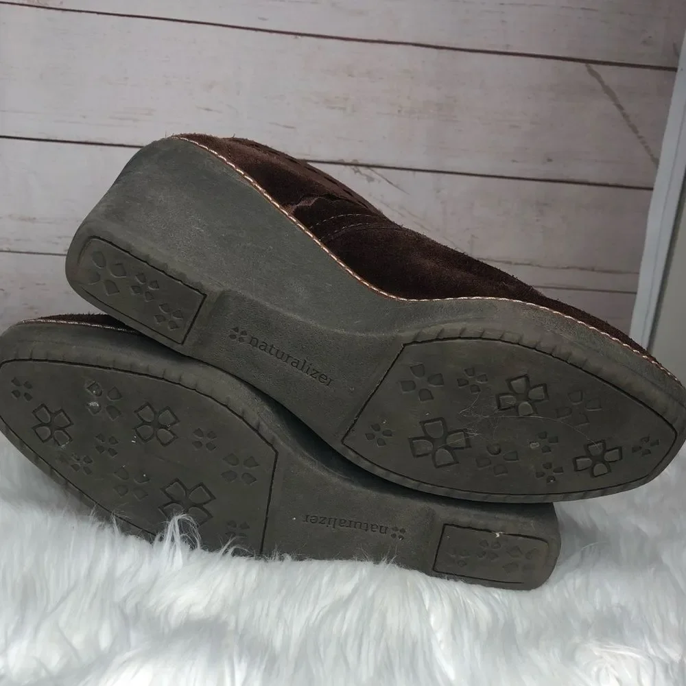 Naturalizer N5 Kaitlyn wedge heel booties sz 10